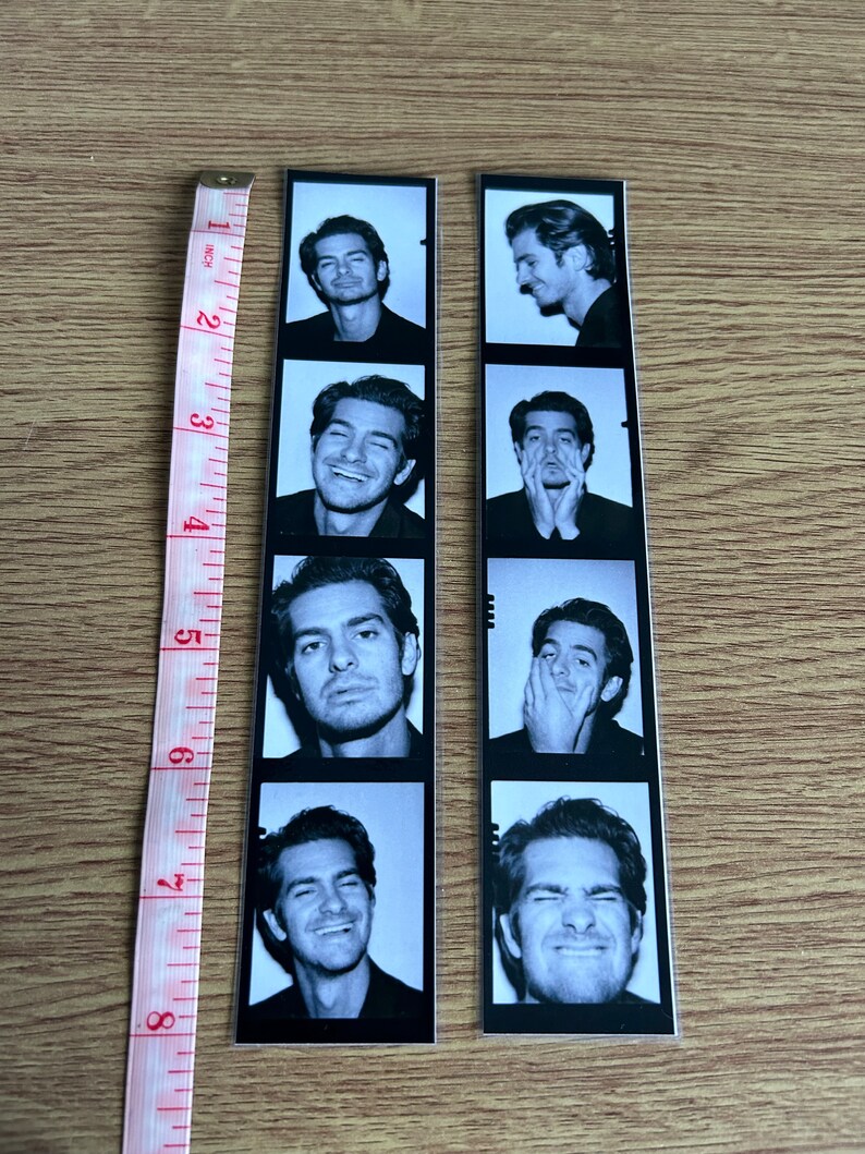 May include: A black and white photo strip with eight images of a man making different facial expressions. The images are arranged in two rows of four.