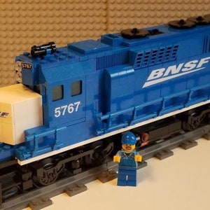Custom Train BNSF GP40 Engine &quot;Please Read Description&quot;
