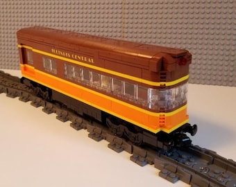 Custom Train Illinois Central Observation Car "Please Read Description"
