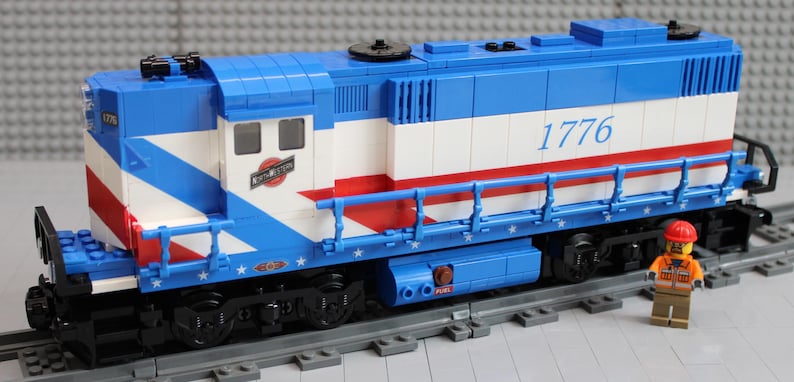 Custom Train Northwestern 1776 GP9 Engine 