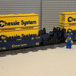 Custom Train Chessie System Intermodal Doublestack Container Car  &quot;Please Read Description&quot;