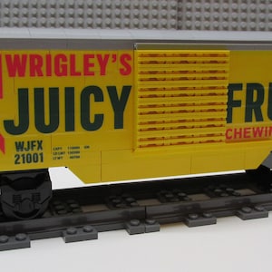Custom Train Wrigley&#39;s Juicy Fruit Boxcar &quot;Please Read Description&quot;