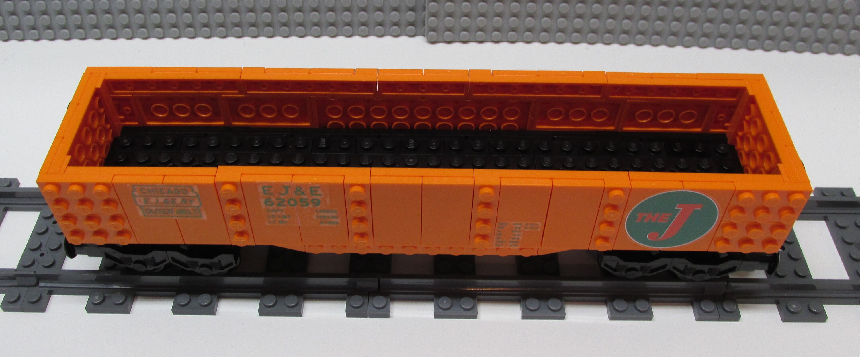 Treno Personalizzato LEGO EJ&E Gondola J - LEGGI LA DESCRIZIONE