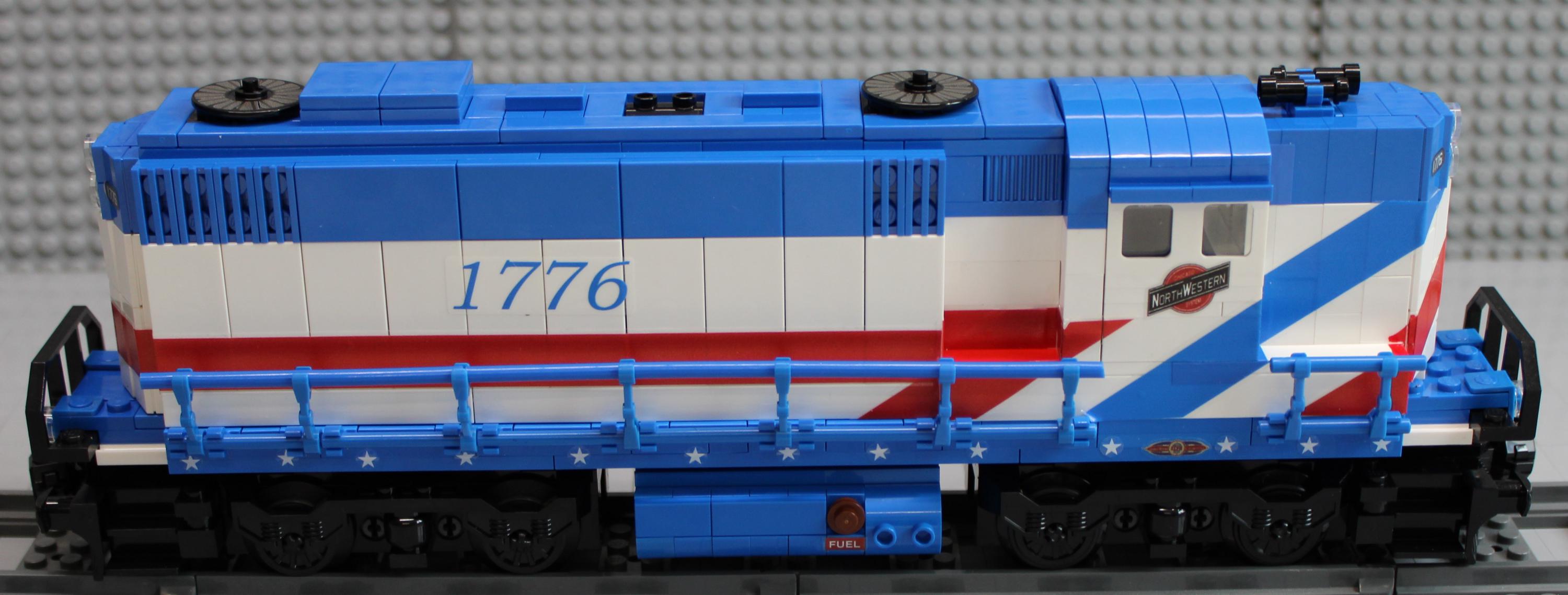 Custom Train Northwestern 1776 GP9 Engine 