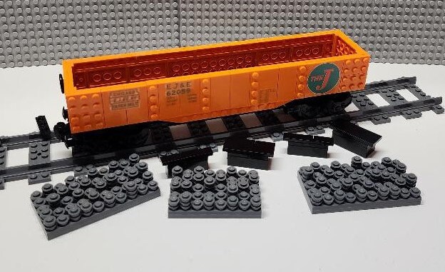 Treno Personalizzato LEGO EJ&E Gondola J - LEGGI LA DESCRIZIONE