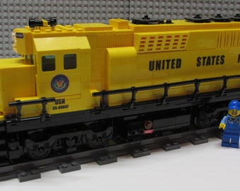 Custom Train United States Navy GP40 Engine "Please Read Description"