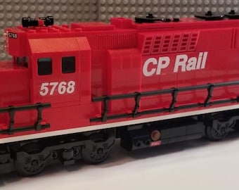 Custom Train Canadian Pacific "Pac Man Livery"  GP40 Engine "Please Read Description"