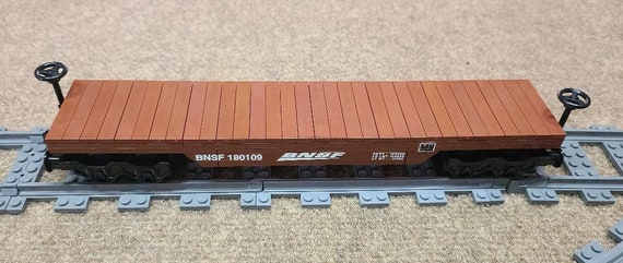 鉄道模型 Micro-Trains 98302276 BNSF Flatcar With Custom Train BNSF 02 Flat Car 