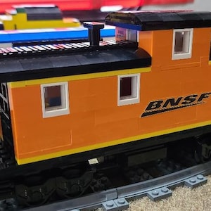 Custom Train BNSF Caboose &quot;Please Read Description&quot;