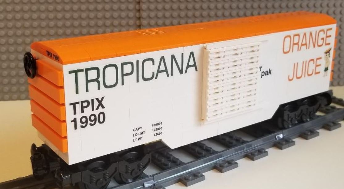 HO Decal Tropicana Box Car 60' Insulated
