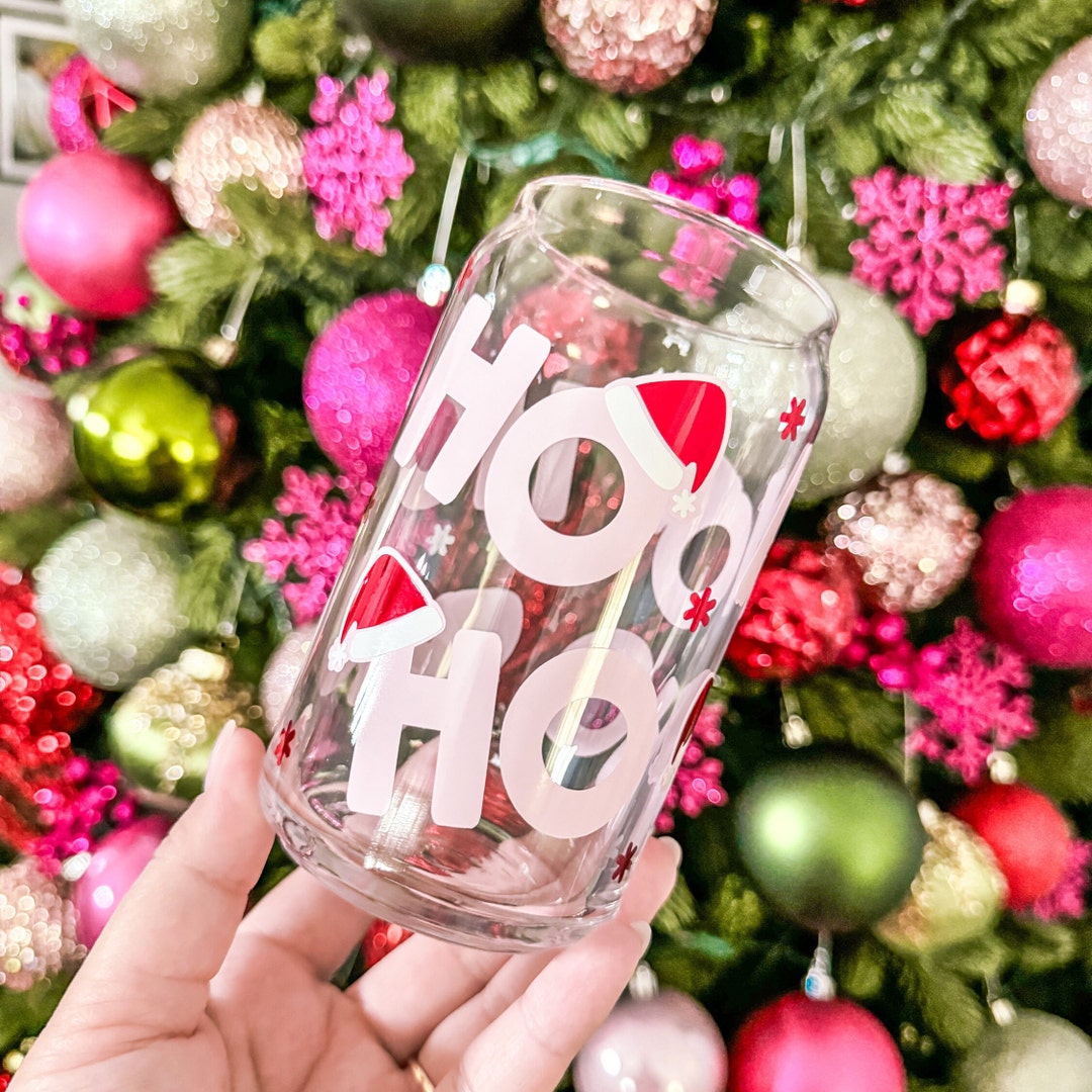 Ho Ho Ho Libbey Beer Can Glass Soda Can Glass Ice Coffee Etsy
