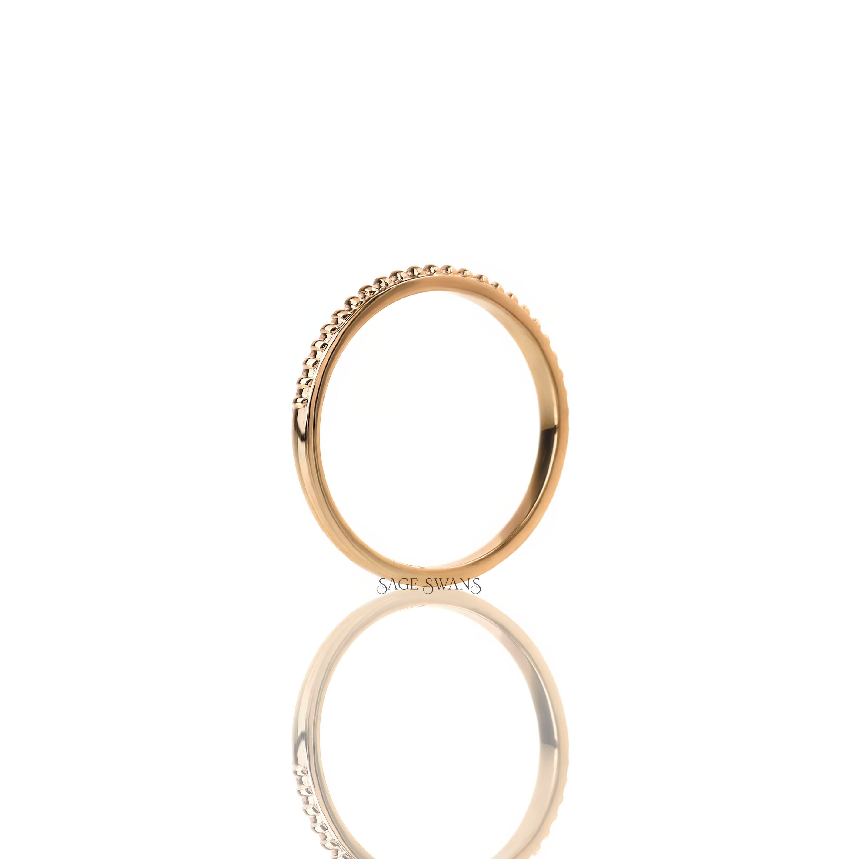 Snake Skin Pattern Rings 14k Yellow Gold Snake Skin Textured Ring, Dainty Stacking Band ...