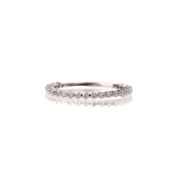 White gold bubble ring discount