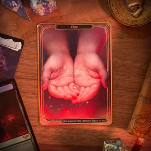 Metal MTG Clue Token - Magic the Gathering, Comandante, Proxy personalizado, Contador MTG, Alters