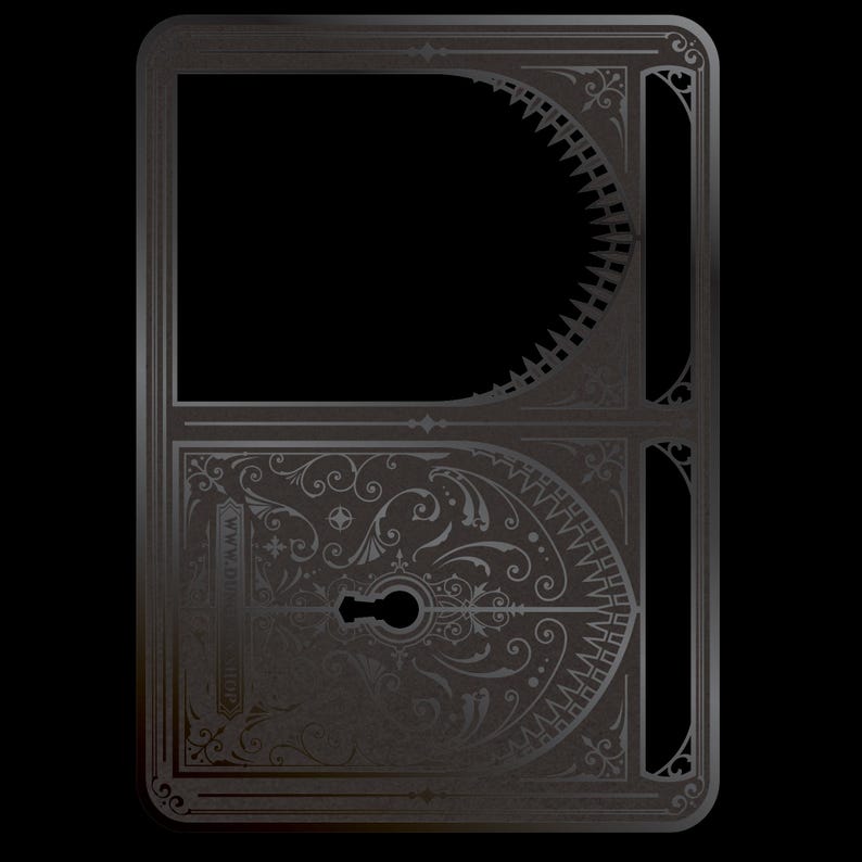 Metal MTG Door / Room Token - Magic the Gathering, Commander, Custom Proxy, MTG Counter, Alters image 4