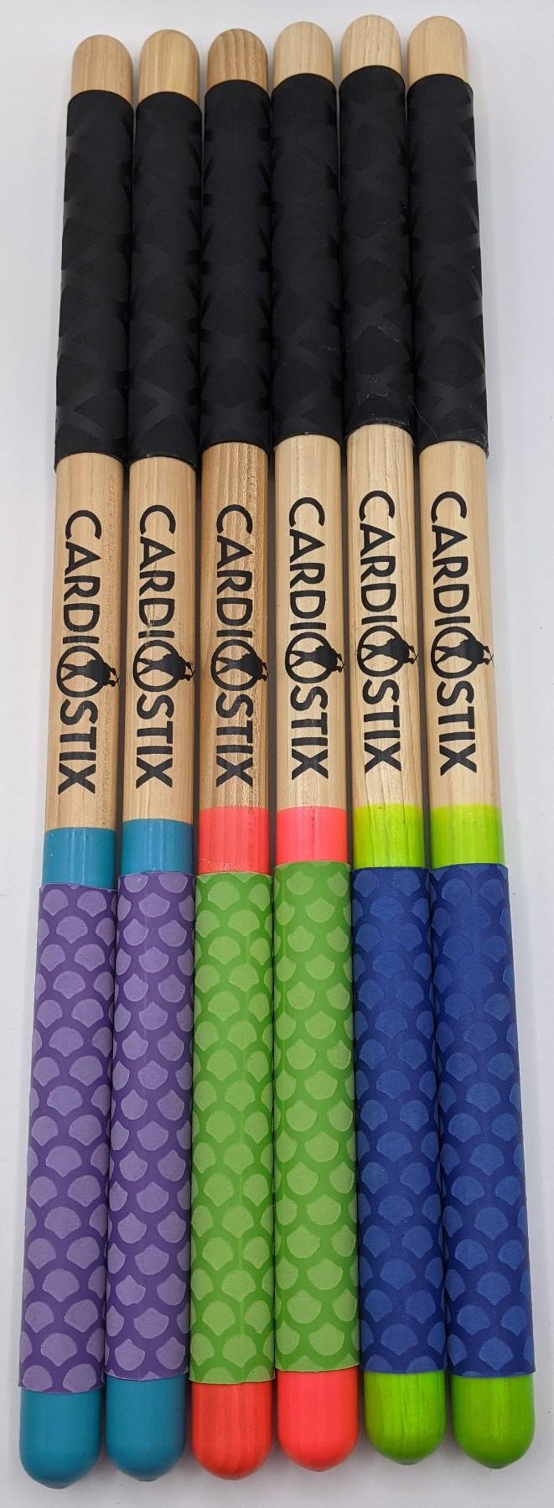 Cardiostix Double Grip Cardio Drumming Drumsticks W/bag Mermaid Pattern