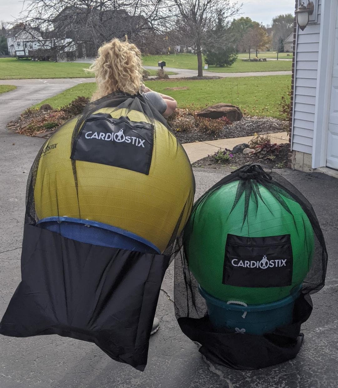 CARDIO DRUMMING BUCKET Ball Haulerthis is the 1 Mesh Bag Only Etsy
