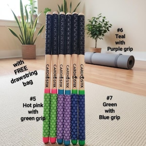 Cardiostix Double Grip  Cardio Drumming Drumsticks w/bag Mermaid pattern grip