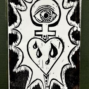 DEATH OF VENUS handmade art print