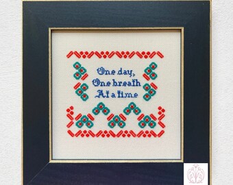 Cintamani Cross Stitch Pattern: Endurance Sampler (Digital Download)