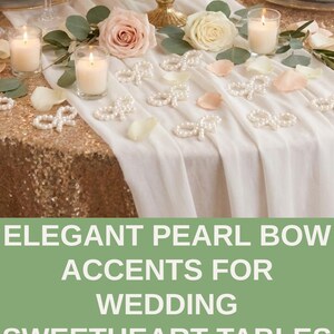 Classic Pearl Accent Scatter for Old Money Aesthetic Tables, Regal Heritage Theme, Vow Renewal Ceremony, Formal Dinner Decor