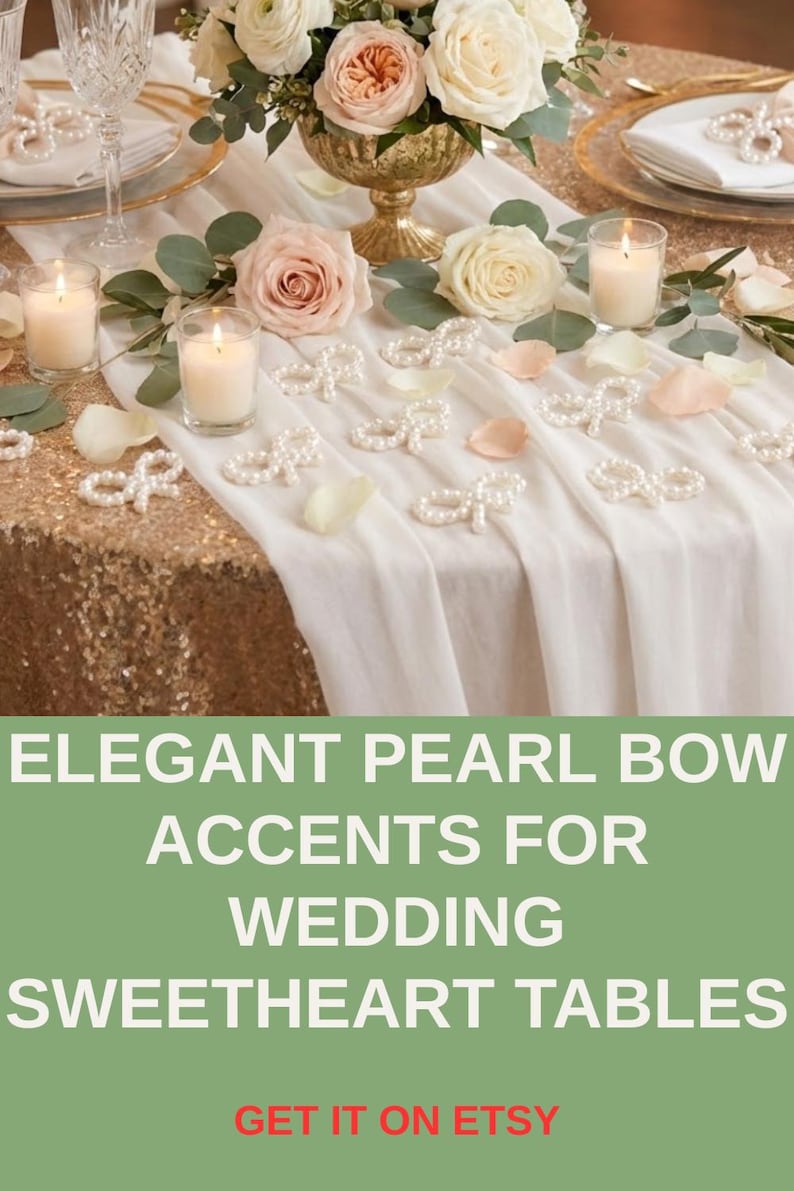 Classic Pearl Accent Scatter for Old Money Aesthetic Tables, Regal Heritage Theme, Vow Renewal Ceremony, Formal Dinner Decor