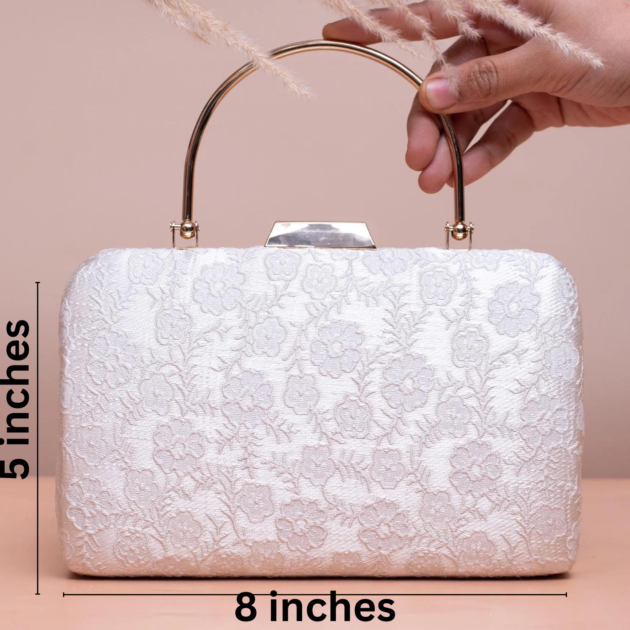 White Clutch for Wedding Bridal Evening Bag Gift for Bachelorette Gifts White Clutch for Wedding Bridal Evening Bag Gift for Bachelorette Gifts
