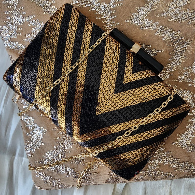Sparkly Evening Clutch Black Gold Formal Purse Green Gala Bag Silver — free download