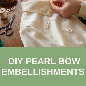 Pearl Bow Table Decor for Wedding Reception Bridal Shower Engagement Party Table Scatter Romantic Event Centerpiece Accent Mini Bow Charm image 18