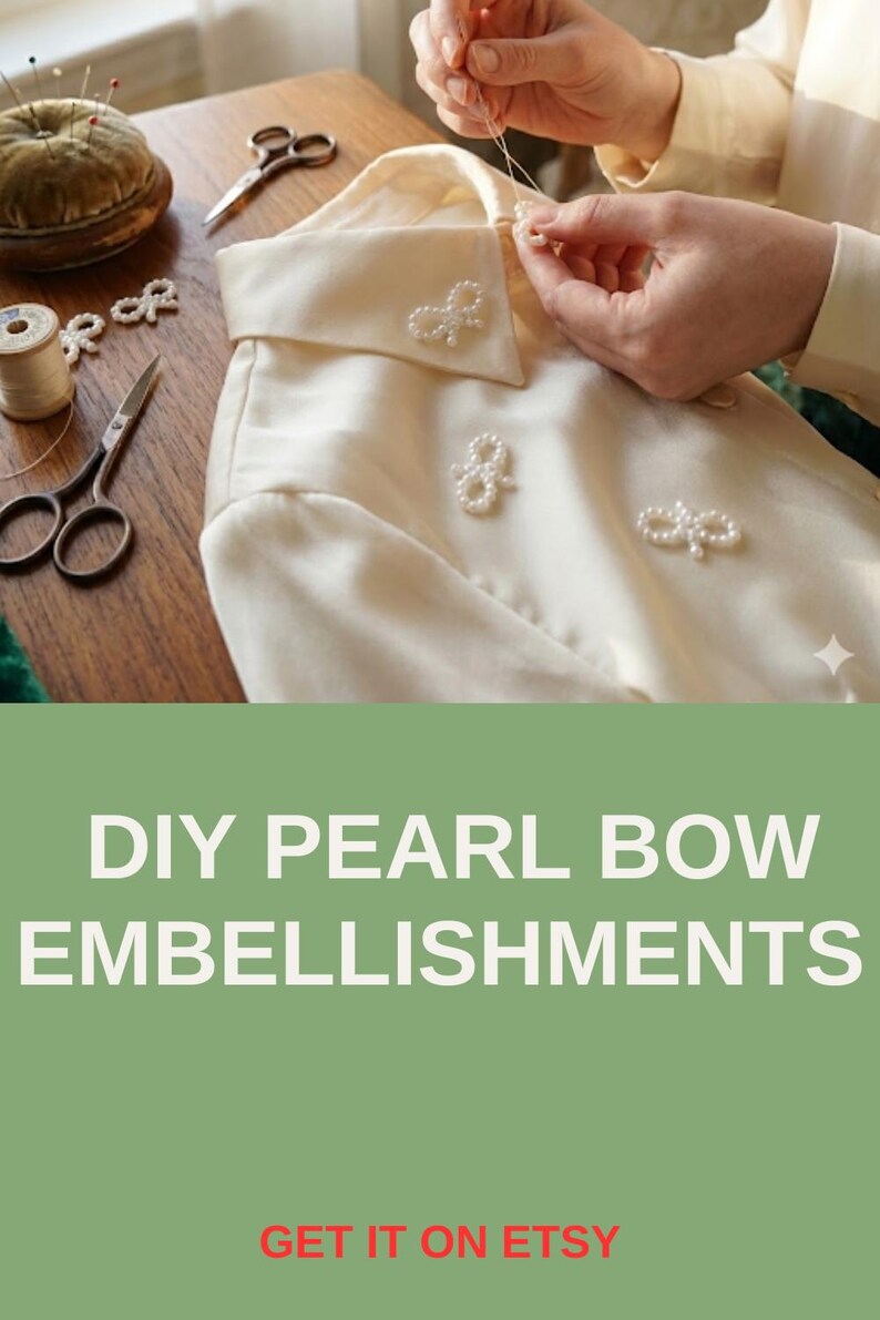 Pearl Bow Table Decor for Wedding Reception Bridal Shower Engagement Party Table Scatter Romantic Event Centerpiece Accent Mini Bow Charm image 18