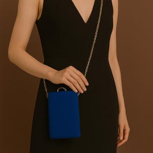 Royal Blue Bag Blue Bachelorrete Clutch For Guest Bag Navy Blue Clutch Purse For Women Purse Evening Satchel Bag For Sister Gift For Mom