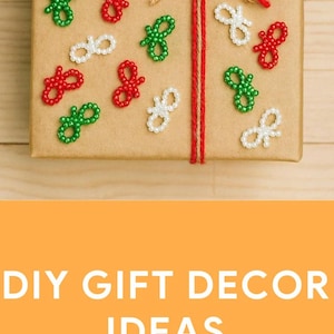 Christmas Bow Embellishment Small Pearl Accessory Craft Supply Holiday Decoration Piece Handmade Tiny Festive Accent Scrapbook Card Making bild 20