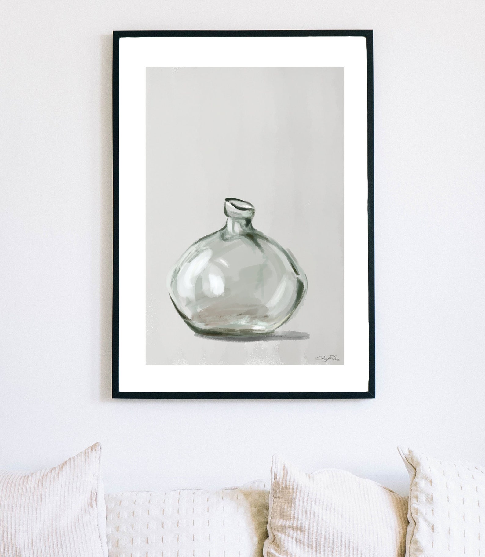 Glass Vase Printable Etsy