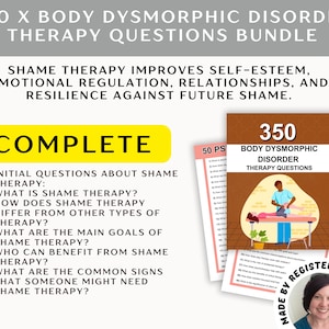 Body Dysmorphic Disorder Therapy Questions, Body Dysmorphia Questions, Body Image Therapy, Counseling Questions, Therapy Questionnaire