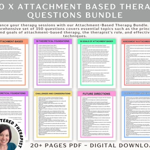 Attachment Based Therapy Questions: Counseling Tools (PDF)