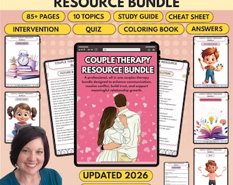 Couples Therapy Resource Bundle: Communication Tools (Digital Download)