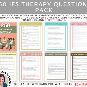250 IFS Therapy Questions: Internal Family Systems Interventions (PDF Download)