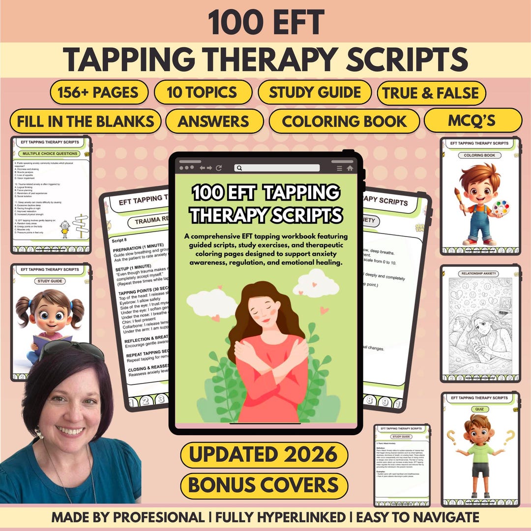 EFT Tapping Therapy Scripts: Anxiety Management Tools, Fully ...
