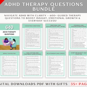 Bronbundel met vragen over ADHD-counseling | Counselingactiviteiten, counselingstrategieën, counselingdoelen, counselingvragen
