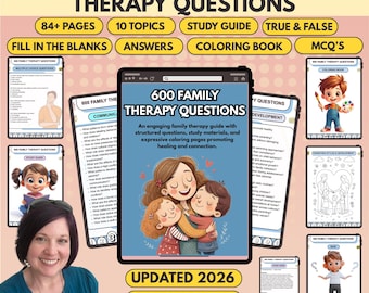 Systematic Family Therapy Questions, Communication Boundaries, Family Roles & Parenting Styles, Lifecycle Stages, Conflict Resolution (PDF)