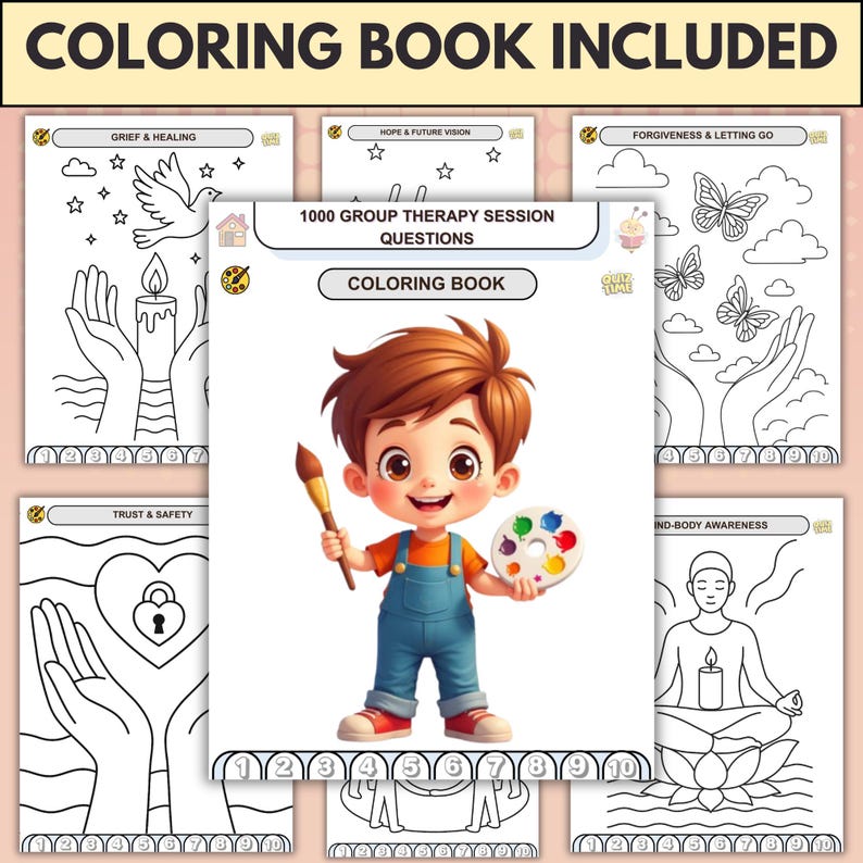 1000 X Group Therapy Questions, Counseling Tools, Hyperlinked 2026 ...