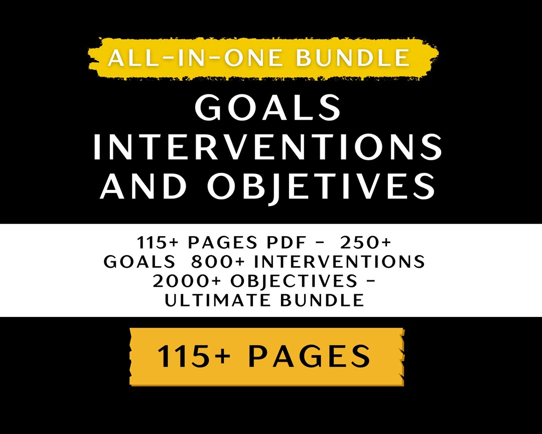 Therapy Goals & Objectives Cheat Sheets: Treatment Planning Tools ...