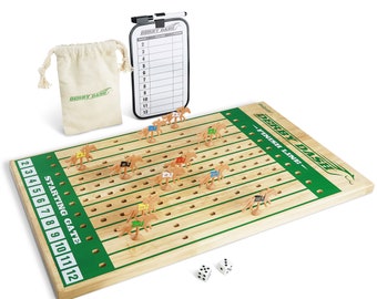 GoSports Derby Dash Horse Race Game Set - Tabletop Horse Racing with 2 Dice and Dry Erase Scoreboard