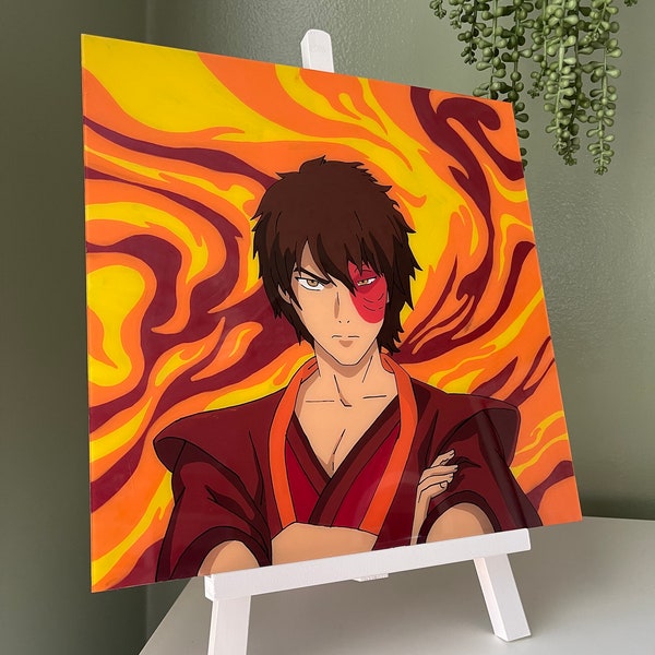 Zuko - ATLA 12x12 plexiglass painting