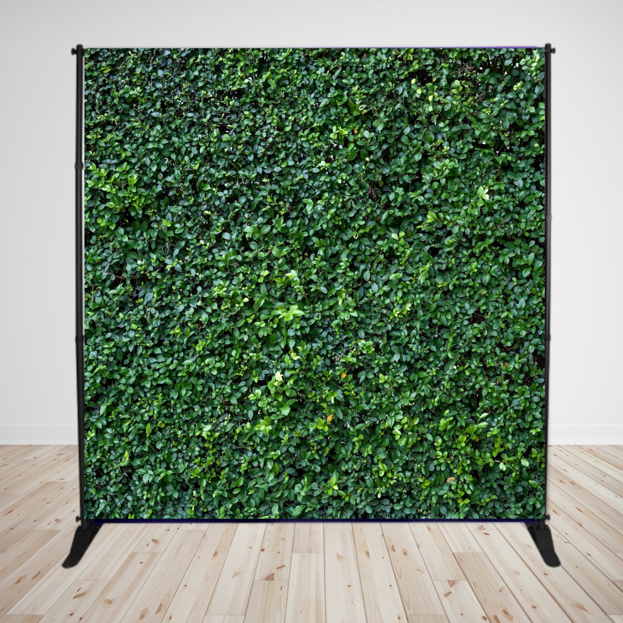 Printed Vinyl Greenery Backdrop for Reception Wedding Backdrop, Ivy Moss Photo booth, Greenery