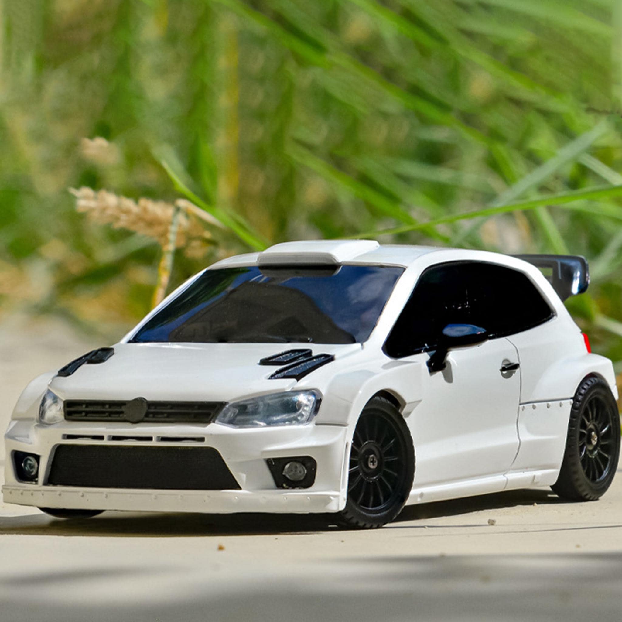 Volkswagen Polo ラジコンカー ボディのみLED付き Volkswagen Polo Wrc Rally Car RC Drift Car Full Size Remote
