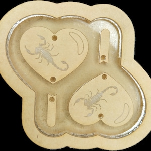 Skorpion Lollipop Resin Gießform