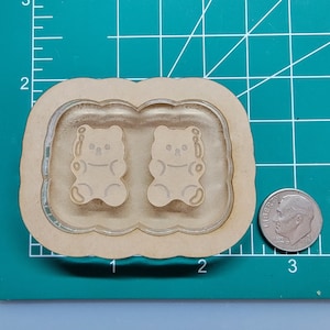 Mini molde de ursinho de goma