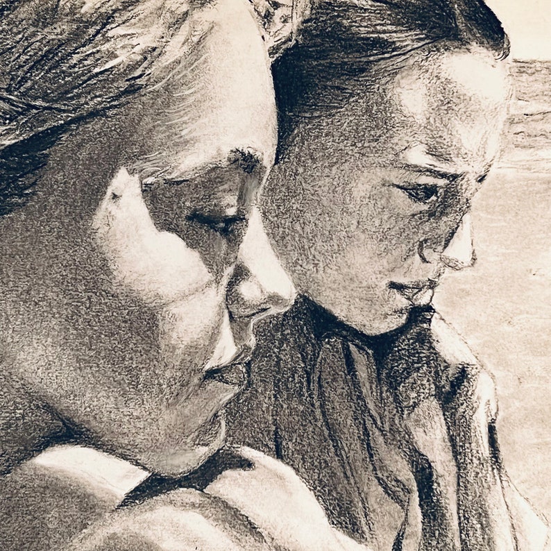 Custom charcoal portrait Custom charcoal portrait