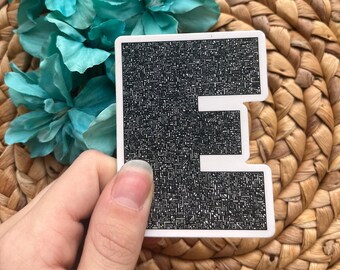 Letter E Sticker